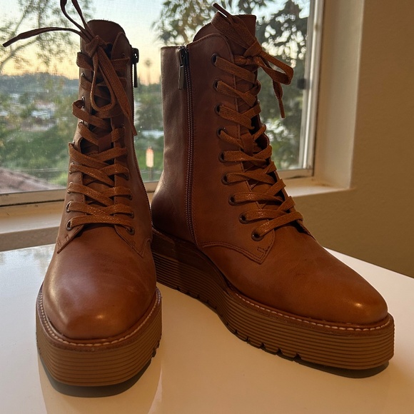 SILENT D x ANTHROPOLOGIE Udana Combat Military Boot NWOT - size 6.5/7 - Picture 2 of 9